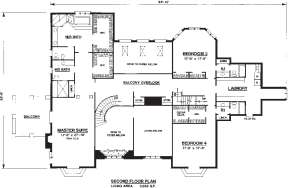 Second Floor for House Plan #402-01525
