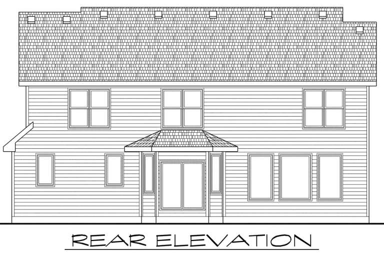 Craftsman House Plan #402-01527 Elevation Photo