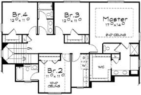Second Floor for House Plan #402-01527
