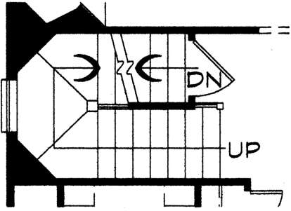 Optional Basement Stairs Design for House Plan #402-01527