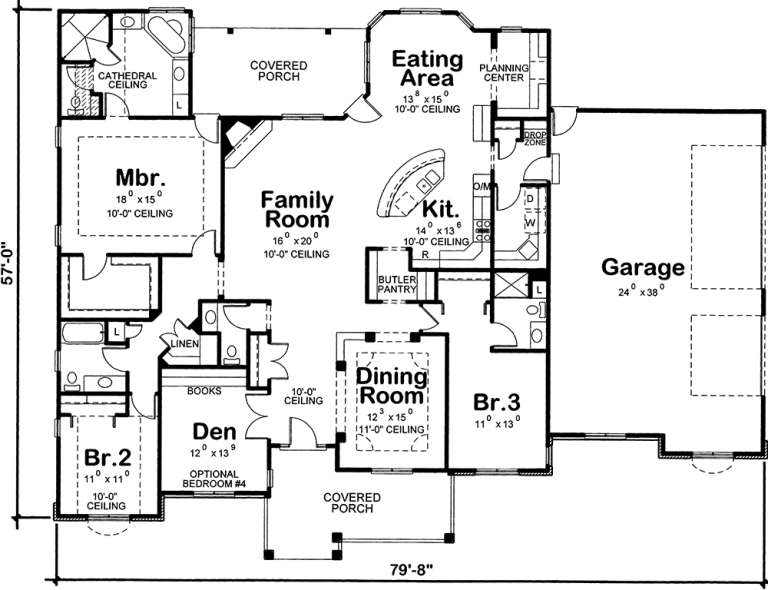 House Plan House Plan #19318 Drawing 1