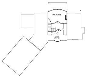 Loft Floor for House Plan #039-00503