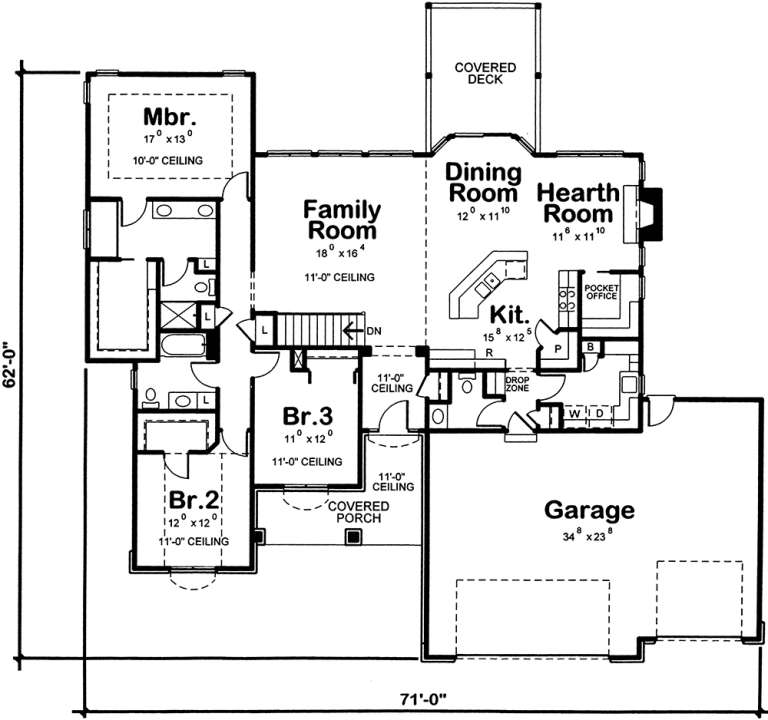 House Plan House Plan #19320 Drawing 1