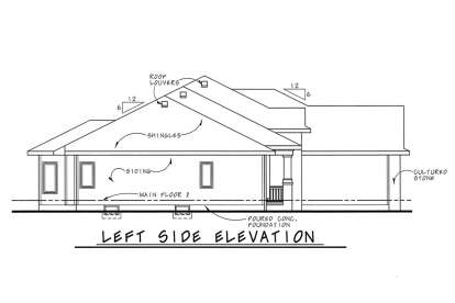 Traditional House Plan #402-01531 Elevation Photo