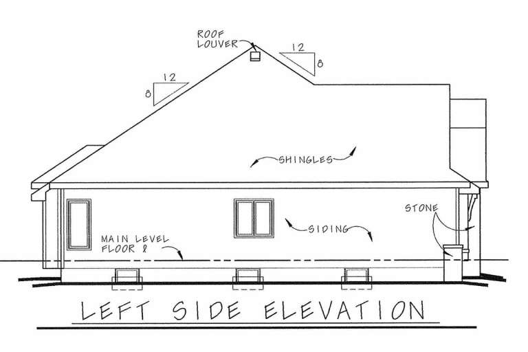 Traditional House Plan #402-01532 Elevation Photo