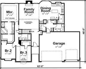 Main Floor for House Plan #402-01532