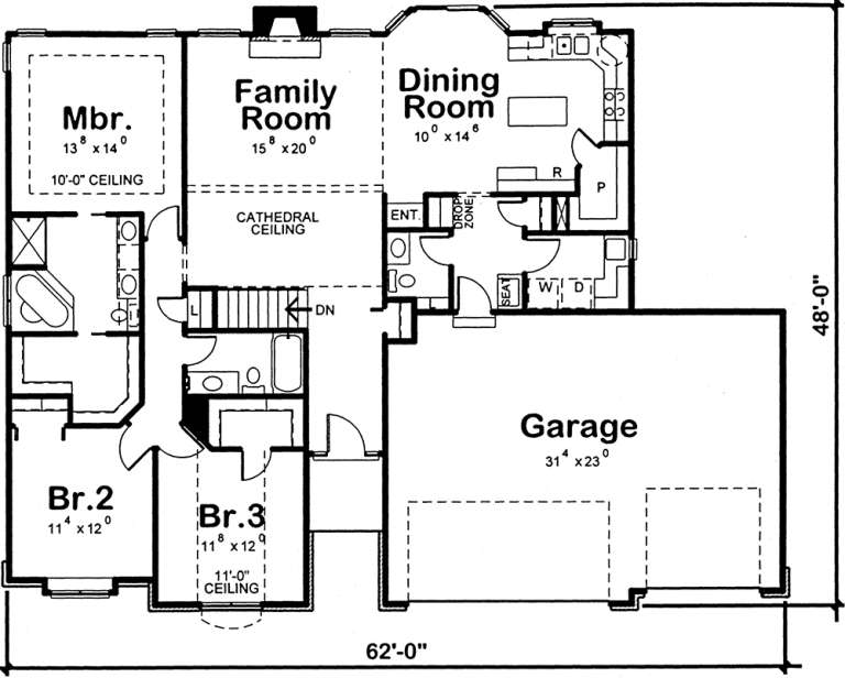 House Plan House Plan #19322 Drawing 1