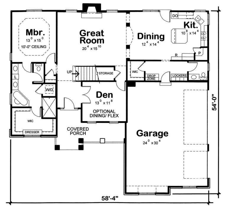 House Plan House Plan #19323 Drawing 1