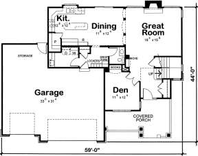Main Floor for House Plan #402-01534