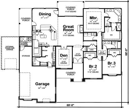 Main Floor for House Plan #402-01535