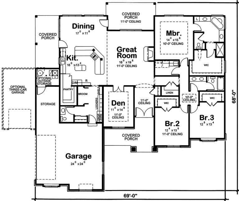 House Plan House Plan #19325 Drawing 1