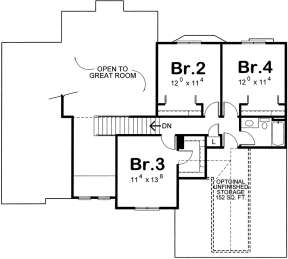 Second Floor for House Plan #402-01537