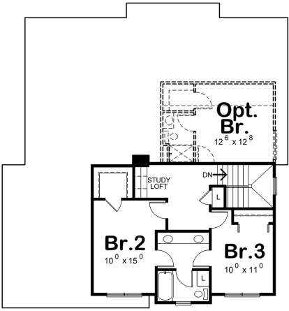 Second Floor for House Plan #402-01539