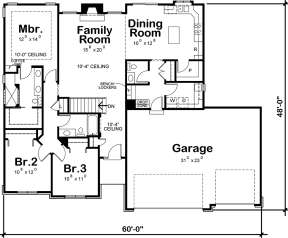 Main Floor for House Plan #402-01540