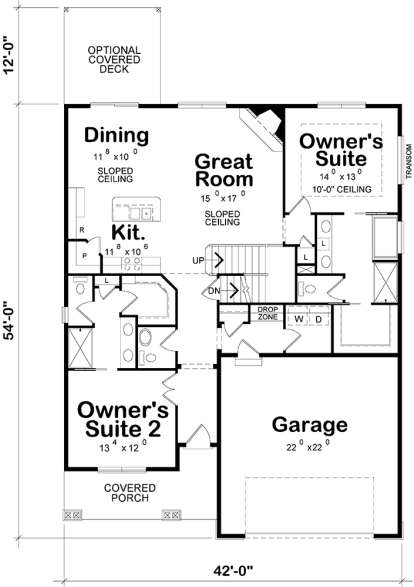 House Plan House Plan #19331 Drawing 1