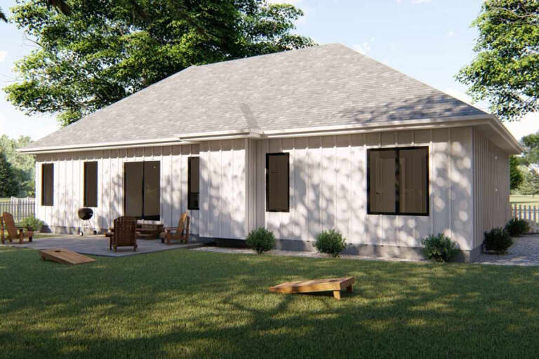 Modern Farmhouse House Plan #963-00155 Elevation Photo