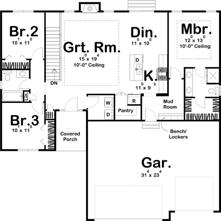 House Plan House Plan #19332 Drawing 1