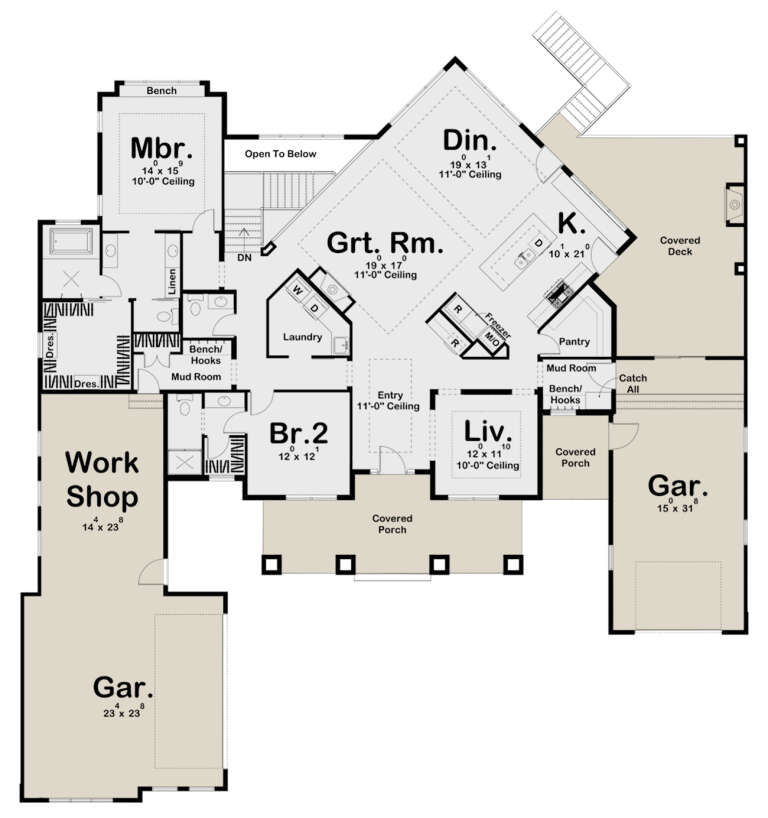 House Plan House Plan #19333 Drawing 1