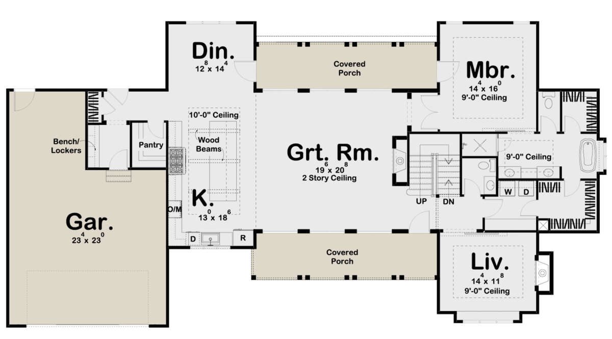 Main Floor for House Plan #963-00157