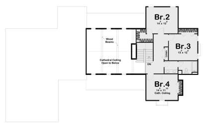 Second Floor for House Plan #963-00157