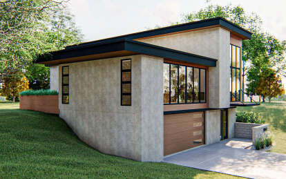 Modern House Plan #963-00159 Elevation Photo