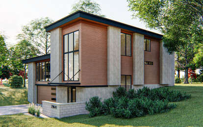 Modern House Plan #963-00159 Elevation Photo