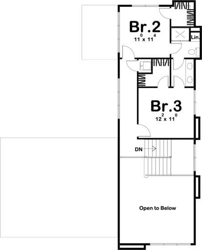 Second Floor for House Plan #963-00159