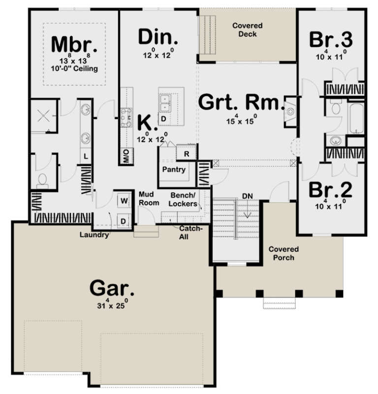 House Plan House Plan #19337 Drawing 1