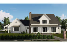 Modern Farmhouse House Plan #963-00163 Elevation Photo