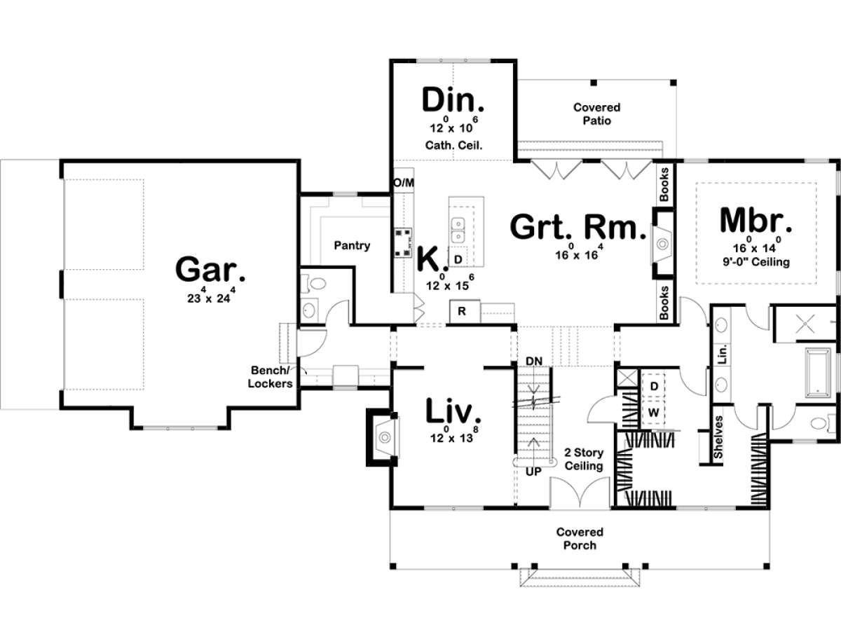 Main Floor for House Plan #963-00163