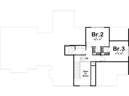 Second Floor for House Plan #963-00163