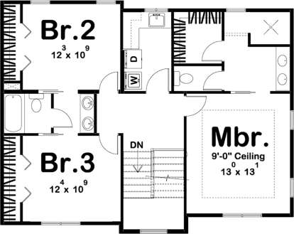 Second Floor for House Plan #963-00164