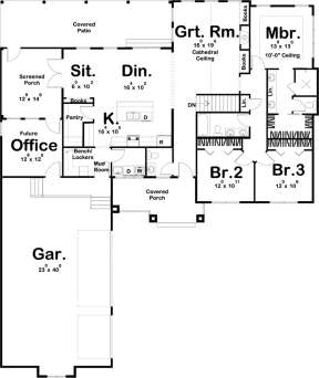 Main Floor for House Plan #963-00165