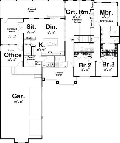 Main Floor for House Plan #963-00165