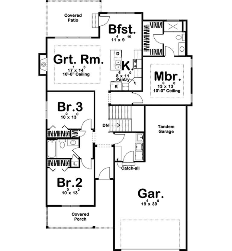 House Plan House Plan #19344 Drawing 1