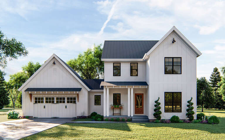 House Plan House Plan #19345 Front Elevation 
