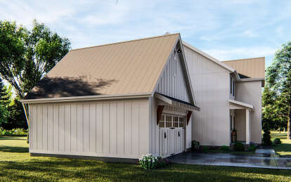 Modern Farmhouse House Plan #963-00168 Elevation Photo