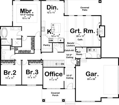 Main Floor for House Plan #963-00169
