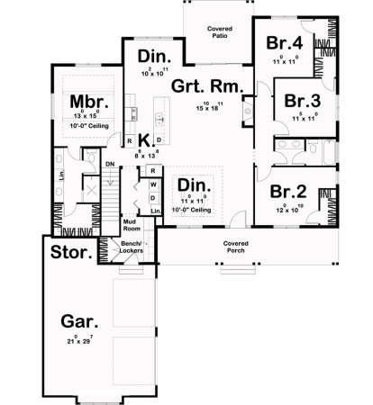 Main Floor for House Plan #963-00171
