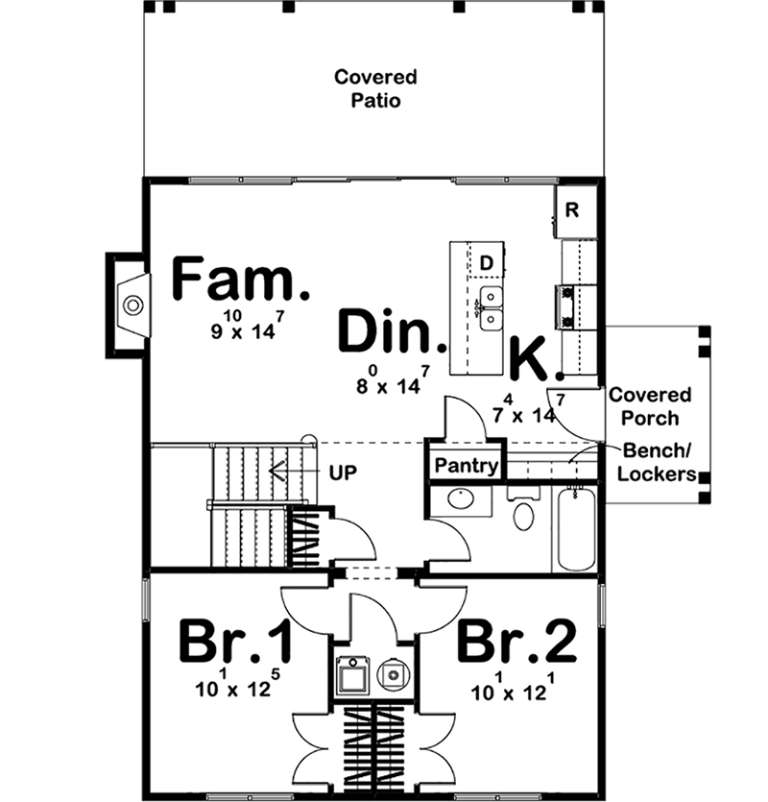 House Plan House Plan #19349 Drawing 1