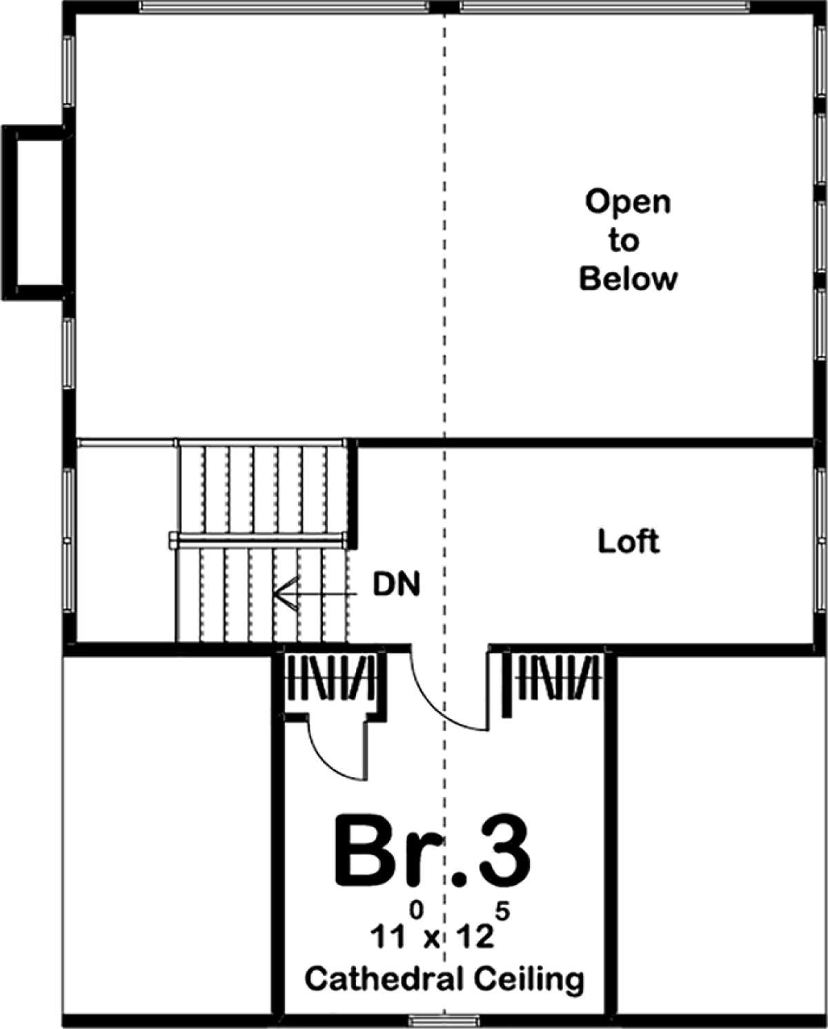 Second Floor for House Plan #963-00172