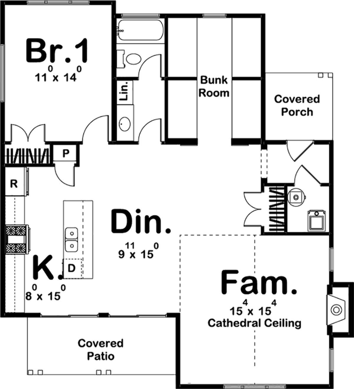 Main Floor for House Plan #963-00173