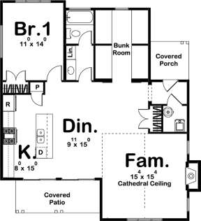 Main Floor for House Plan #963-00173