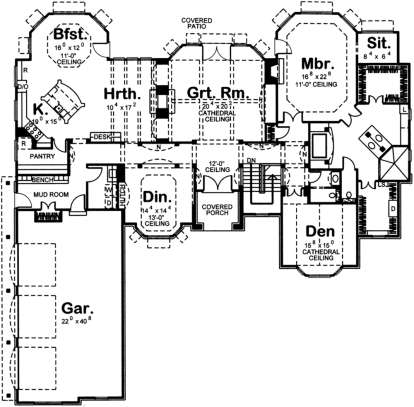 Main Floor for House Plan #963-00175