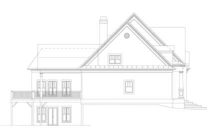 Craftsman House Plan #4195-00029 Elevation Photo