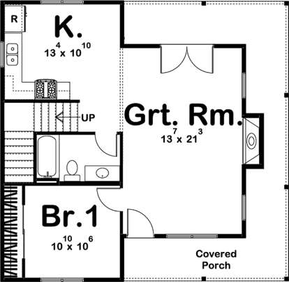 Main Level for House Plan #963-00178