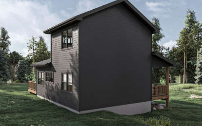 Vacation House Plan #963-00179 Elevation Photo