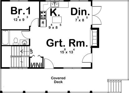 Main Floor for House Plan #963-00179
