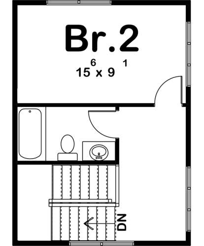 Second Floor for House Plan #963-00179