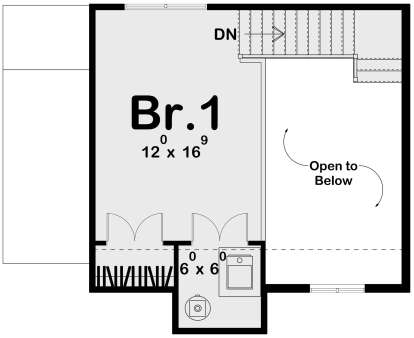 Second Floor for House Plan #963-00181